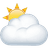 sun-cloud emoji